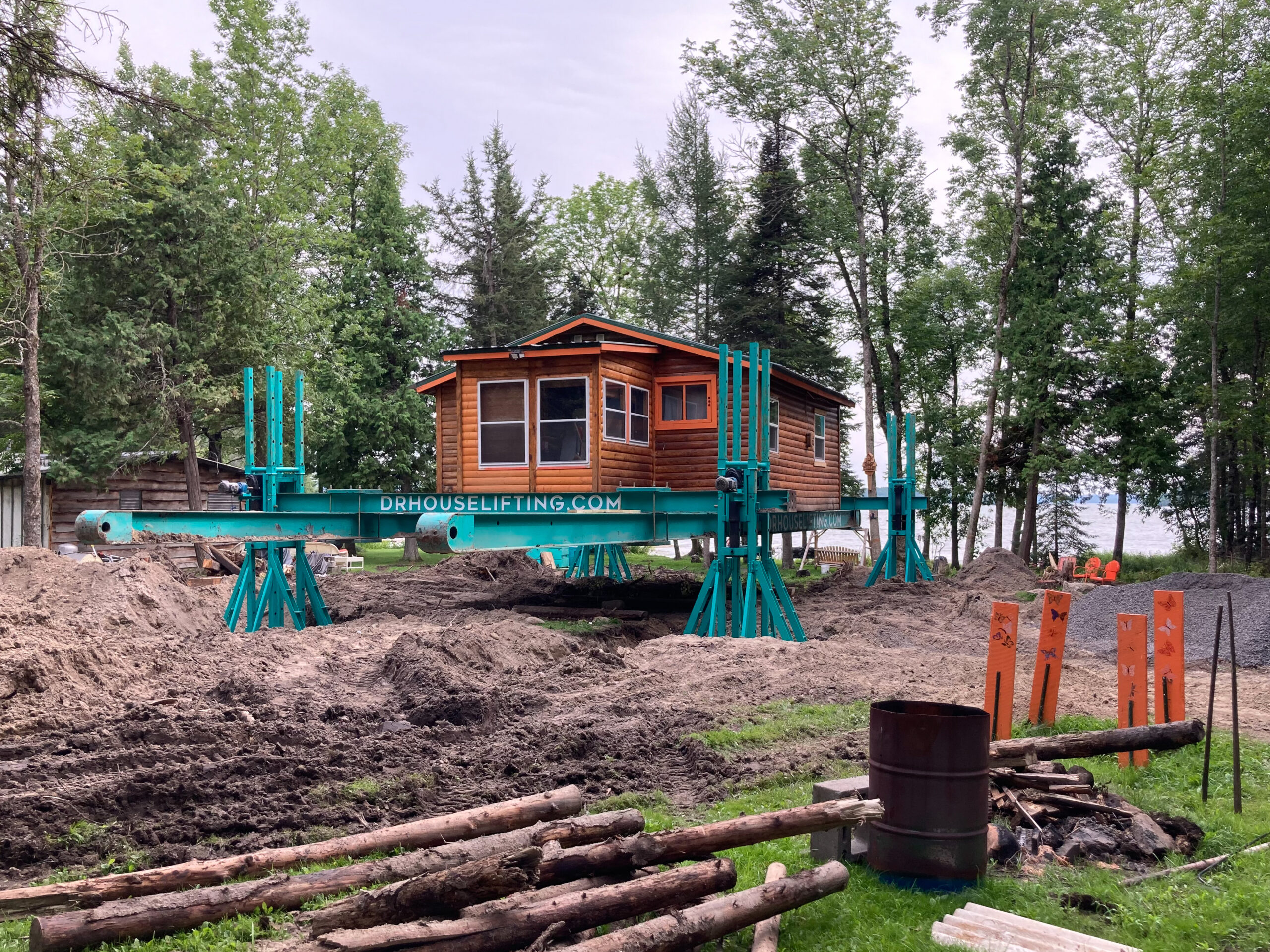 Lifting equipment set up around the home
